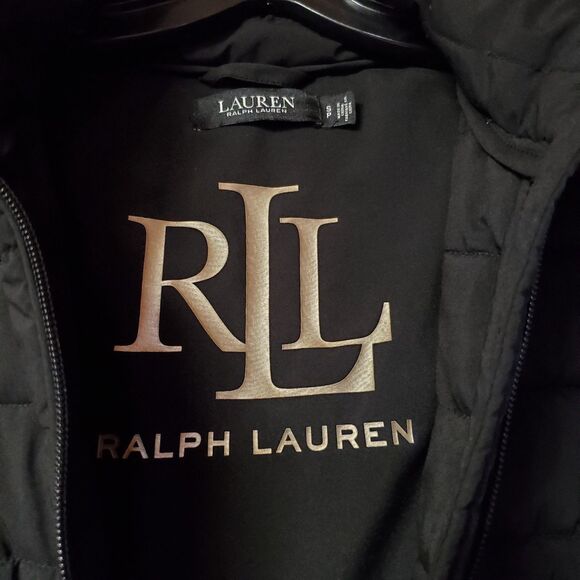 Ralph Lauren Black Puffer Jacket Size SP - Picture 5 of 5